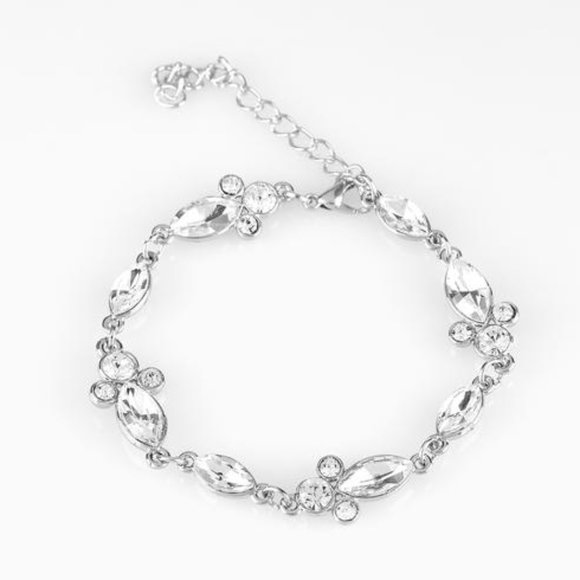 At Any Cost White Bracelet - Picture 2 of 2